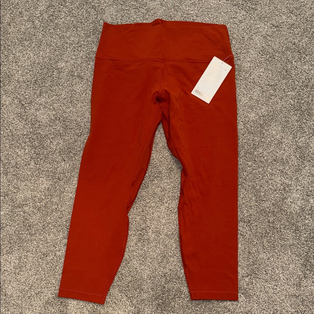 Autumn rust lulu lemon leggings